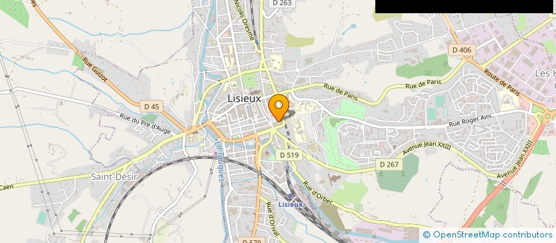 localisation de l'entreprise ASSOCIATION LA CROISE D'OGIVES à LISIEUX