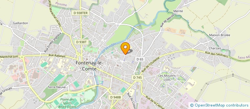 localisation de l'entreprise ASSOCIATION LA CROISEE à FONTENAY-LE-COMTE