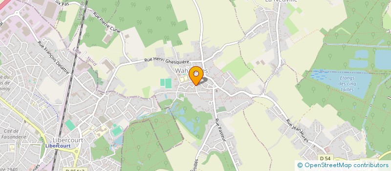 localisation de l'entreprise ASSOCIATION LA CUISINE DES MOUSSONS  WAHAGNIES