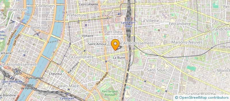 localisation de l'entreprise ASSOCIATION LA CUISINE DU WEB  LYON