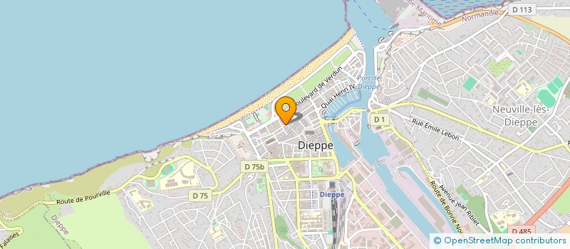 localisation de l'entreprise ASSOCIATION LA CYBERCABINE à DIEPPE