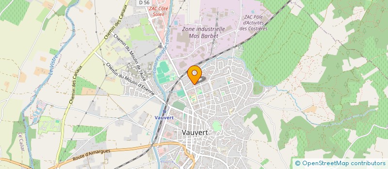 localisation de l'entreprise ASSOCIATION LA CYRE VAUVERDOISE à VAUVERT
