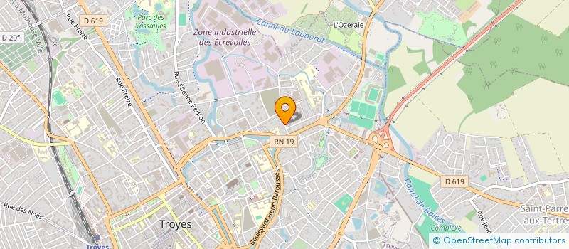 localisation de l'entreprise ASSOCIATION LA DECLAM' à TROYES
