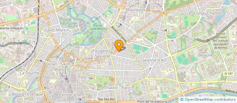 localisation de l'entreprise ASSOCIATION LA DEMEURE DES SOURCES 35  RENNES