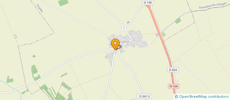 localisation de l'entreprise ASSOCIATION LA DEMEURE SAINT ANDRE à CHALLET