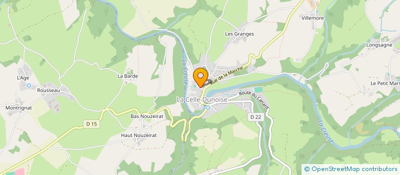 localisation de l'entreprise ASSOCIATION LA DISSONANTE à LA CELLE-DUNOISE