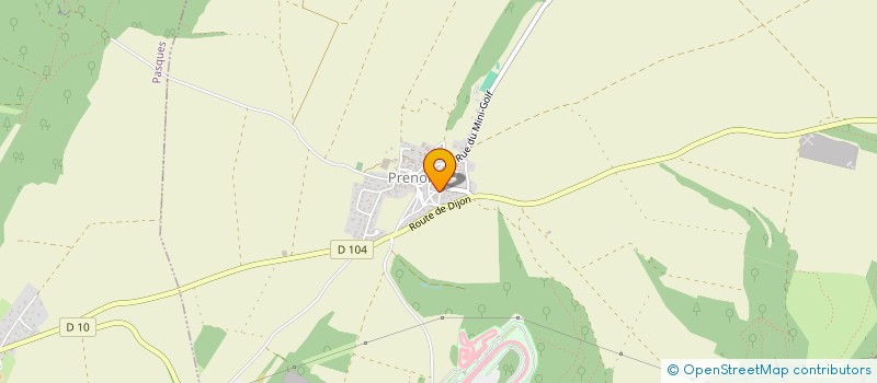 localisation de l'entreprise ASSOCIATION LA DOLINE  PRENOIS