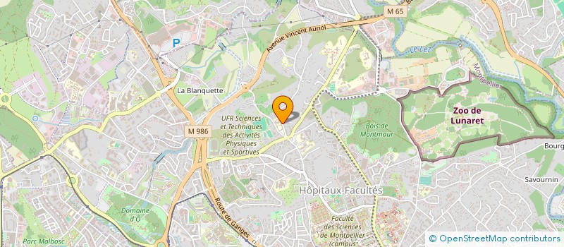 localisation de l'entreprise ASSOCIATION LA DRALHA à MONTPELLIER