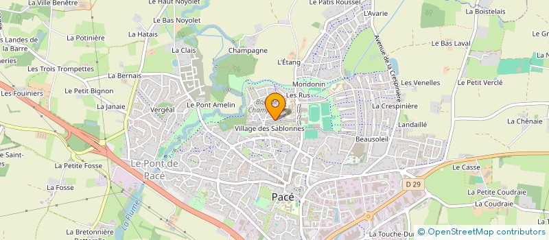 localisation de l'entreprise ASSOCIATION LA FAUCHE à PACE