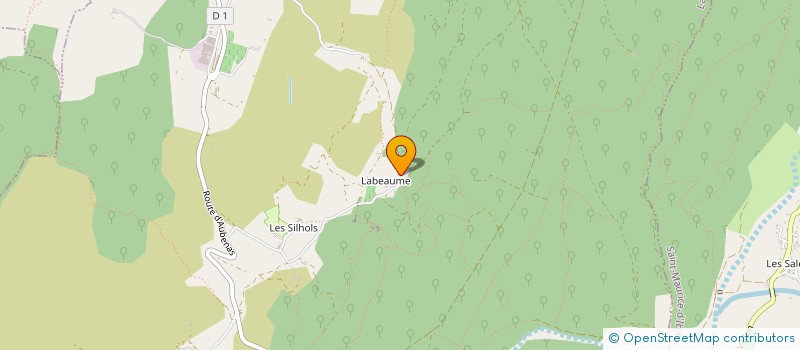 localisation de l'entreprise ASSOCIATION LA FERME DE LABEAUME  LAGORCE