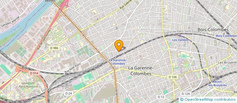 localisation de l'entreprise ASSOCIATION LA FLOTTILLE à COLOMBES