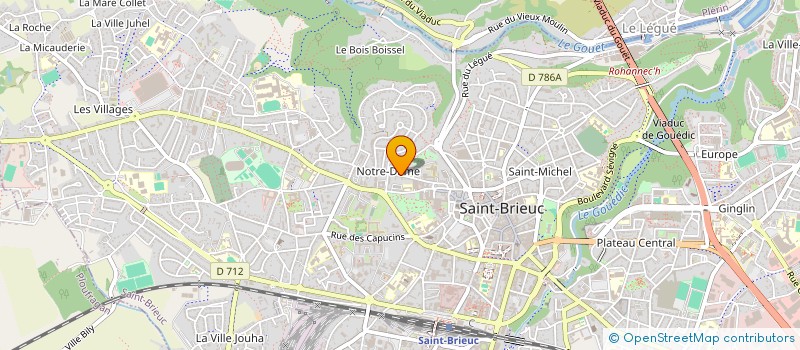 localisation de l'entreprise ASSOCIATION LA FONTAINE à SAINT-BRIEUC