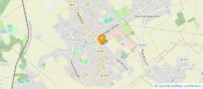 localisation de l'entreprise ASSOCIATION LA FONTINELLE SPORT ADAPTE (ALFSA)  ANNULLIN