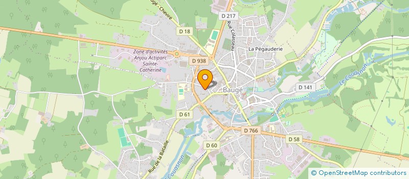 localisation de l'entreprise ASSOCIATION LA GAMBILLE  BAUGE-EN-ANJOU