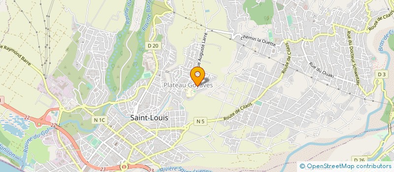 localisation de l'entreprise ASSOCIATION LA GARE à SAINT-LOUIS