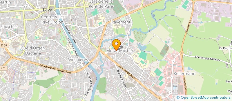 localisation de l'entreprise ASSOCIATION LA GOM'53 à LAVAL