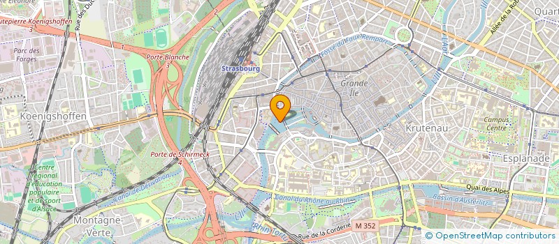 localisation de l'entreprise ASSOCIATION LA GRANDE ECLUSE à STRASBOURG