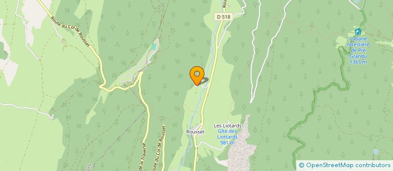 localisation de l'entreprise ASSOCIATION LA GRANGE A JEUX  SAINT-AGNAN-EN-VERCORS