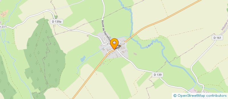 localisation de l'entreprise ASSOCIATION LA GRANGE PAYSANNE  VILLOTTE-SUR-AIRE