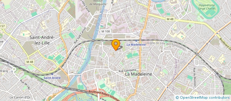 localisation de l'entreprise ASSOCIATION LA GUILDE à LA MADELEINE