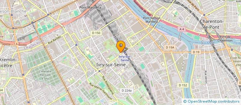 localisation de l'entreprise ASSOCIATION LA GUINGUETTE DU MONDE à IVRY-SUR-SEINE