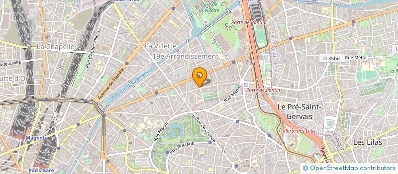 localisation de l'entreprise ASSOCIATION LA JOIE  PARIS