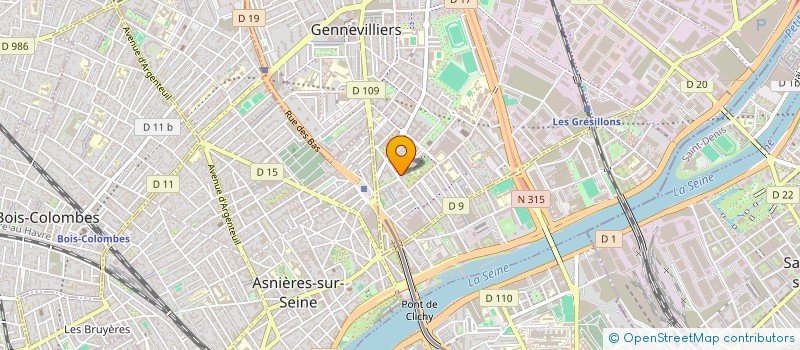 localisation de l'entreprise ASSOCIATION LA LICORNE à GENNEVILLIERS
