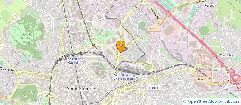 localisation de l'entreprise ASSOCIATION LA LOIRE UNIE POUR LE LIBAN à SAINT-ETIENNE