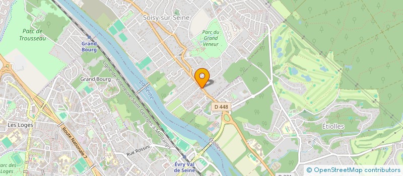 localisation de l'entreprise ASSOCIATION LA LUCARNE à SOISY-SUR-SEINE