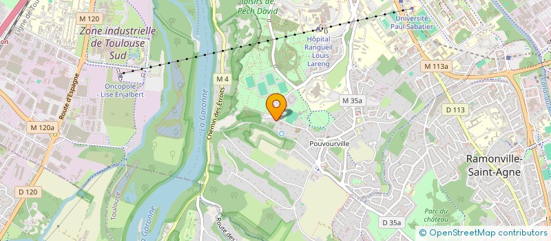 localisation de l'entreprise ASSOCIATION LA LUNE VAGUE à TOULOUSE