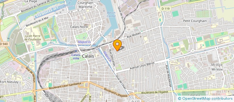 localisation de l'entreprise ASSOCIATION LA MAIN TENDUE à CALAIS