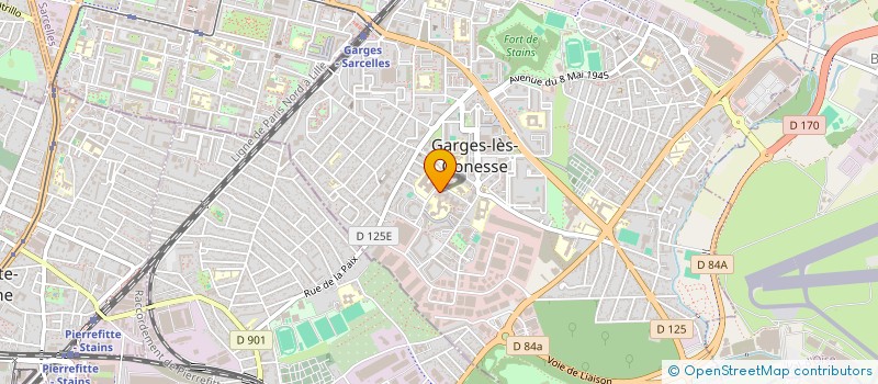 localisation de l'entreprise ASSOCIATION LA MAIN TENDUE  GARGES-LES-GONESSE