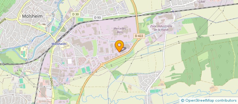 localisation de l'entreprise ASSOCIATION LA MAIN VERTE à MOLSHEIM