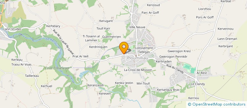 localisation de l'entreprise ASSOCIATION LA MAISON DES ENFANTS à PLOUMILLIAU