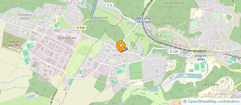 localisation de l'entreprise ASSOCIATION LA MAISON DES SAGES DES LOGES EN JOSAS  LES LOGES-EN-JOSAS