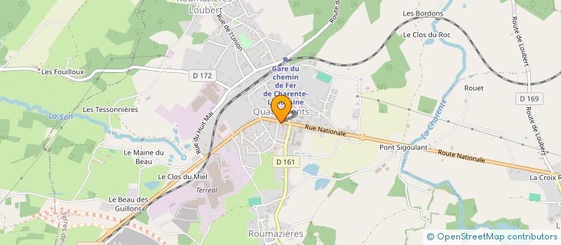 localisation de l'entreprise ASSOCIATION LA MAKI à TERRES-DE-HAUTE-CHARENTE