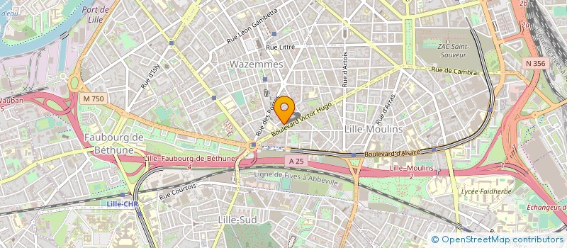 localisation de l'entreprise ASSOCIATION LA MALTERIE à LILLE