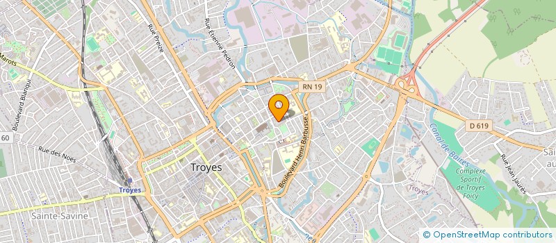 localisation de l'entreprise ASSOCIATION LA MARELLE  TROYES