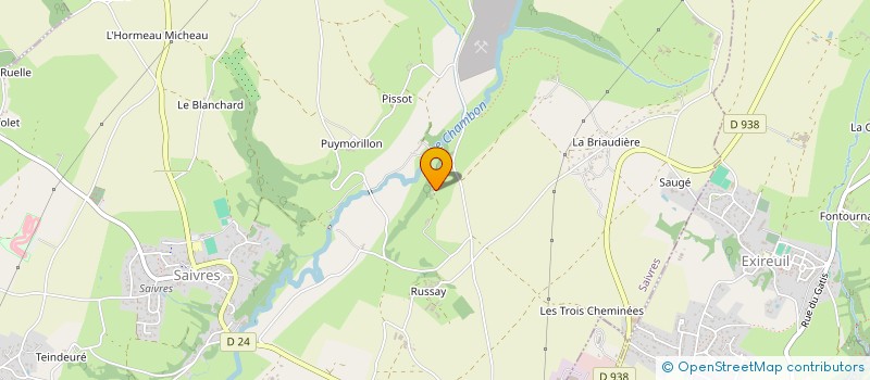 localisation de l'entreprise ASSOCIATION LA MARINGOTTE  SAIVRES