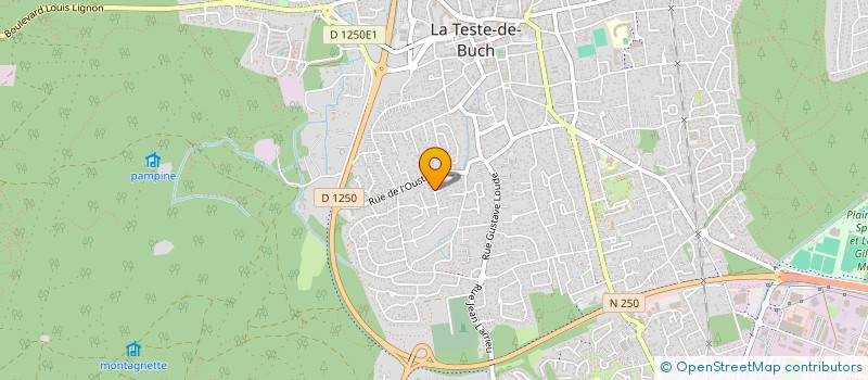 localisation de l'entreprise ASSOCIATION LA MARMITE ENCHANTEE  LA TESTE-DE-BUCH