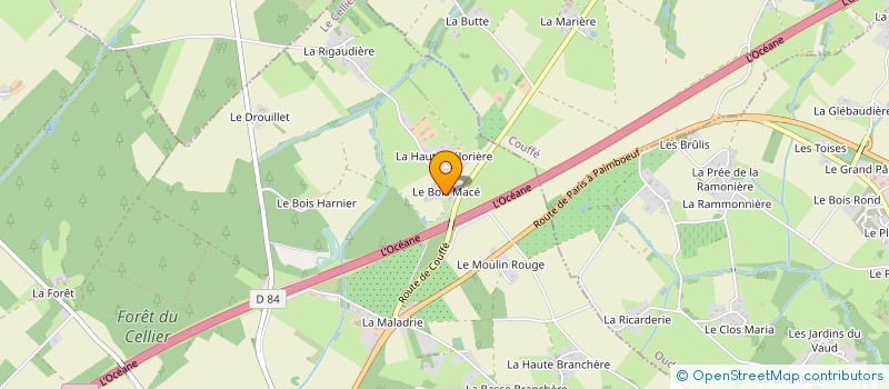 localisation de l'entreprise ASSOCIATION LA MARSIENNE à LE CELLIER