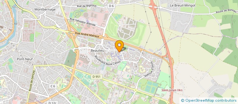 localisation de l'entreprise ASSOCIATION LA MOMERIE à POITIERS
