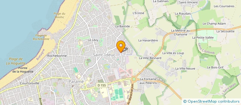 localisation de l'entreprise ASSOCIATION LA MUSE TAPAGEUSE  SAINT-MALO