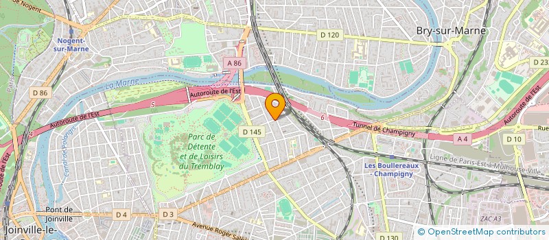 localisation de l'entreprise ASSOCIATION LA MUSIQUE AVANT TOUT à CHAMPIGNY-SUR-MARNE