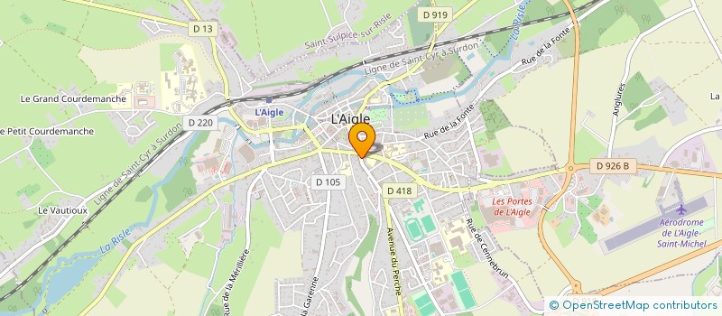 localisation de l'entreprise ASSOCIATION LA OUCHETTE à L'AIGLE