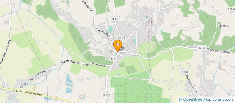 localisation de l'entreprise ASSOCIATION LA PALABRE  LA FORCE