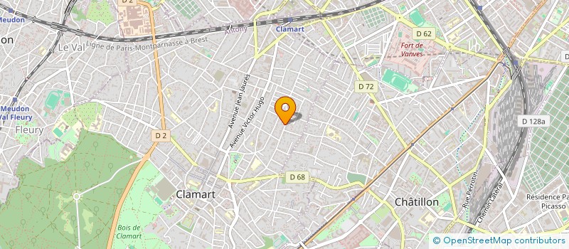 localisation de l'entreprise ASSOCIATION LA PARENTHESE à CLAMART