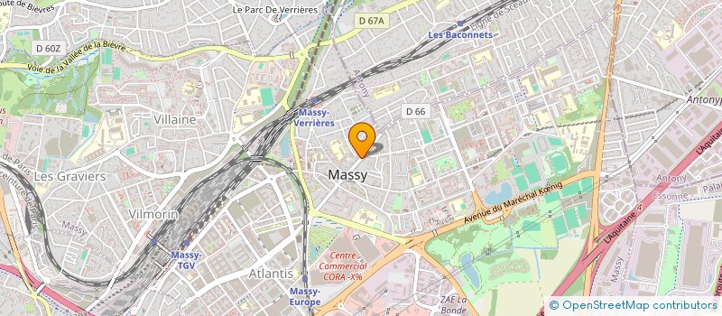 localisation de l'entreprise ASSOCIATION LA PAROLE DU CORPS à MASSY