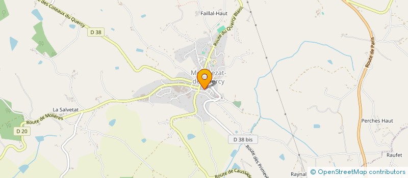 localisation de l'entreprise ASSOCIATION LA PAROLE VIVANTE  MONTPEZAT-DE-QUERCY