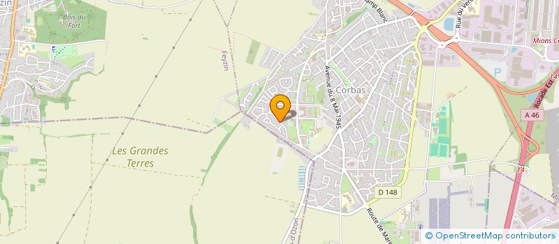 localisation de l'entreprise ASSOCIATION LA PART DES LIONS à CORBAS